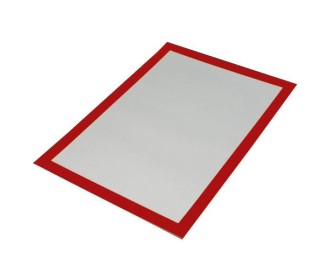 Θήκη προβολής Α4 με αυτοκόλλητο μαγνήτη κόκκινο