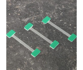 Wobbler αλουμινίου-σύστημα προβολής τιμών-προσφόρων μήκος 7,5εκ. πακ. 100τεμ. Wobbler αλουμινίου-σύστημα προβολής τιμών-προσφόρων μήκος 7,5εκ. πακ. 100τεμ.