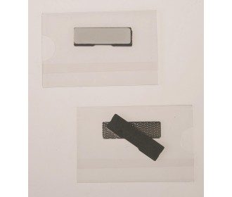 Καρτελάκια ονόματος ακρυλικά με μαγνήτη 9x5.8εκ. 10τμχ