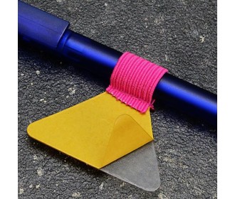 Στυλοθήκη λαστιχένια αυτοκόλλητη φουξ 4.5x3εκ. Στυλοθήκη λαστιχένια αυτοκόλλητη φουξ 4.5x3εκ.