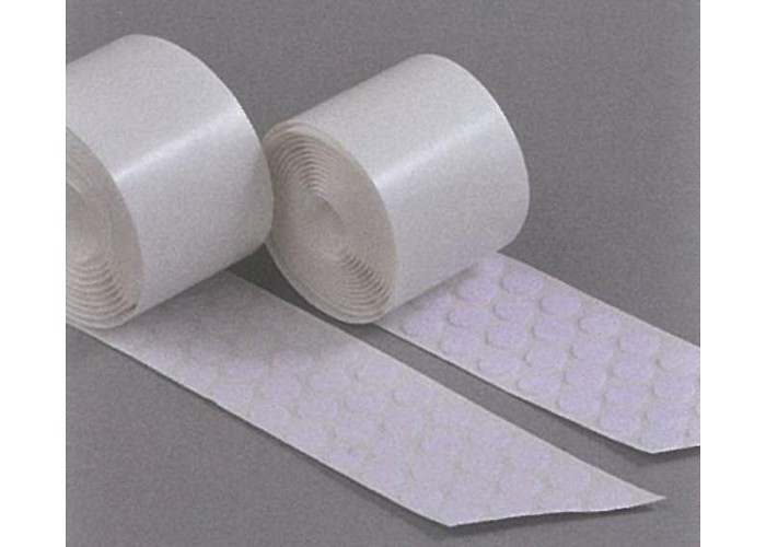 Αυτοκόλλητα στρόγγυλα λευκά με velcro 21χιλ. 1000ζεύγη Αυτοκόλλητα στρόγγυλα λευκά με velcro 21χιλ. 1000ζεύγη