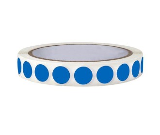 Ετικέτες αυτοκ.στρόγγυλες Ø13mm μπλε ρολλό 1000τεμ Ετικέτες αυτοκ.στρόγγυλες Ø13mm μπλε ρολλό 1000τεμ