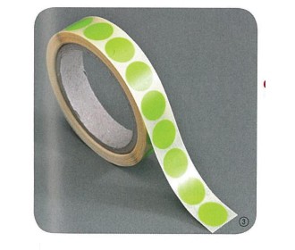 Ετικέτες αυτοκ.στρόγγυλες Ø20mm πράσινο ρολλό 1000τεμ Ετικέτες αυτοκ.στρόγγυλες Ø20mm πράσινο ρολλό 1000τεμ