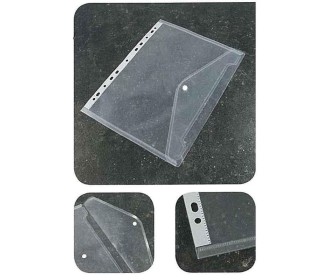 Φάκελος με κουμπί που κλασάρεται διάφανος Α4 180mic. Φάκελος με κουμπί που κλασάρεται διάφανος Α4 180mic.