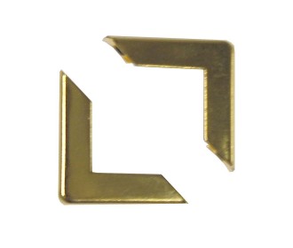 Γωνίες χρυσές  μεταλλικές 22x22x3.5χιλ.(100τεμ) Γωνίες χρυσές  μεταλλικές 22x22x3.5χιλ.(100τεμ)