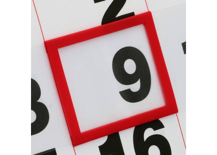 Σετ ημεροδείκτης πλαστικός 30εκ. για ημερολόγια τοίχου (50τεμ)