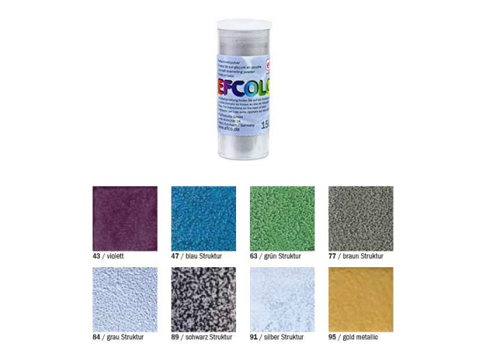 Efcolor filled σε σκόνη 8 χρώματα ανάγλυφα
