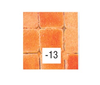 Efco μωσαικό κεραμικό πορτοκαλί 5x5x3χιλ.