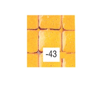 Efco μωσαικό κεραμικό κίτρινο σαφράν 5x5x3χιλ.