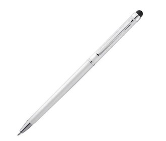 Στυλό- touch pen άσπρο 13xØ0,6εκ. Δυνατότητα εκτύπωσης.