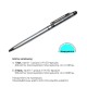 Στυλό- touch pen άσπρο 13xØ0,6εκ. Δυνατότητα εκτύπωσης.