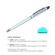 Στυλό- touch pen γαλάζιο 13xØ0,6εκ. Δυνατότητα εκτύπωσης.