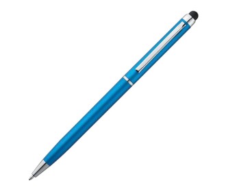 Στυλό- touch pen γαλάζιο 13xØ0,6εκ. Δυνατότητα εκτύπωσης.