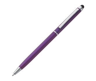 Στυλό- touch pen μωβ 13xØ0,6εκ. Δυνατότητα εκτύπωσης.