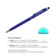 Στυλό - touch pen μπλε 13xØ0,6εκ. Δυνατότητα εκτύπωσης.