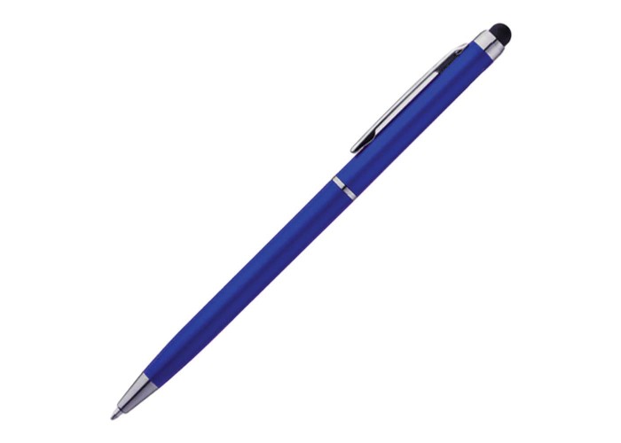 Στυλό - touch pen μπλε 13xØ0,6εκ. Δυνατότητα εκτύπωσης.