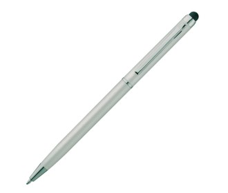 Στυλό- touch pen ασημί 13xØ0,6εκ.  Δυνατότητα εκτύπωσης.