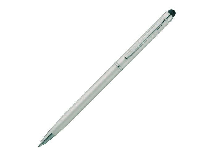 Στυλό- touch pen ασημί 13xØ0,6εκ.  Δυνατότητα εκτύπωσης.
