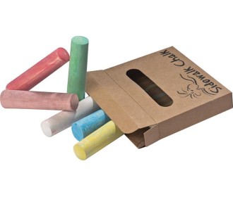 Κιμωλίες πεζοδρομίου χρωματιστές χοντρές 6τεμ. Κιμωλίες πεζοδρομίου χρωματιστές χοντρές 6τεμ.