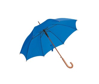 Ομπρέλα αυτόματη μπλε ξύλινη λαβή Ø105εκ. Ομπρέλα αυτόματη μπλε ξύλινη λαβή Ø105εκ.