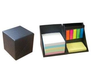 Κύβος-μολυβοθήκη με χαρτάκια - σελιδοδείκτες μαύρο 9x9x9εκ. Κύβος-μολυβοθήκη με χαρτάκια - σελιδοδείκτες μαύρο 9x9x9εκ.