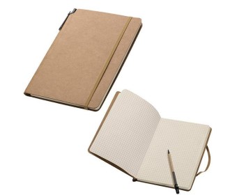 Σημειωματάριο eco με λάστιχο και στυλό Y21x14,8x1,1εκ. Σημειωματάριο eco με λάστιχο και στυλό Y21x14,8x1,1εκ.