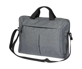 Τσάντα για λάπτοπ πολυεστέρα γκρι 39x9x29εκ Τσάντα για λάπτοπ πολυεστέρα γκρι 39x9x29εκ