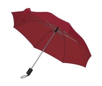 Ομπρέλα χειροκίνητη πτυσσόμενη μπορντό Ø85εκ. Ομπρέλα χειροκίνητη πτυσσόμενη μπορντό Ø85εκ.