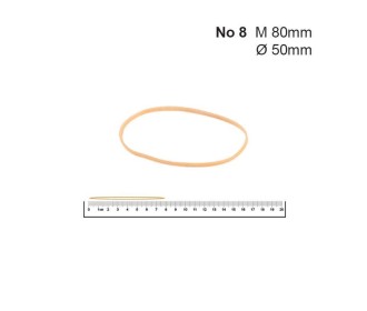 Λάστιχα Νο 8 50 Øx1.4x1.4χιλ. (1kg) Λάστιχα Νο 8 50 Øx1.4x1.4χιλ. (1kg)