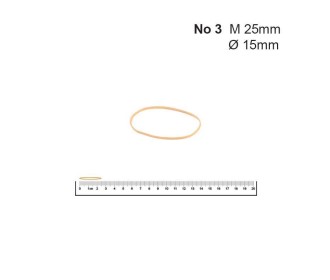 Λάστιχα Νο 3 25 Øx1.4x1.4χιλ. (100gr) Λάστιχα Νο 3 25 Øx1.4x1.4χιλ. (100gr)