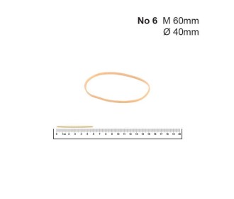 Λάστιχα Νο 6 40 Øx1.4x1.4χιλ. (100gr) Λάστιχα Νο 6 40 Øx1.4x1.4χιλ. (100gr)