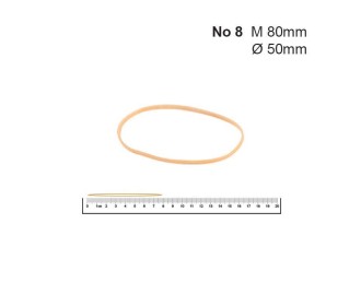 Λάστιχα Νο 8 50 Øx1.4x1.4χιλ. (100gr)