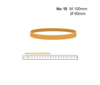 Λάστιχα Νο 10 63 Øx1.4x5χιλ. (100gr) πλατύ