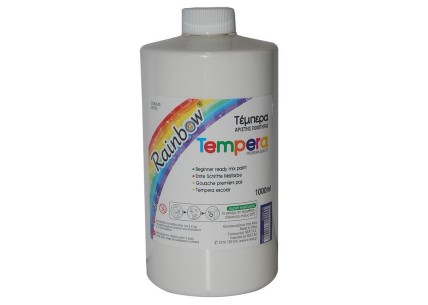 Rainbow τέμπερα λευκή 1000ml Rainbow τέμπερα λευκή 1000ml