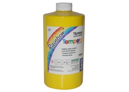 Rainbow τέμπερα κίτρινη 1000ml Rainbow τέμπερα κίτρινη 1000ml