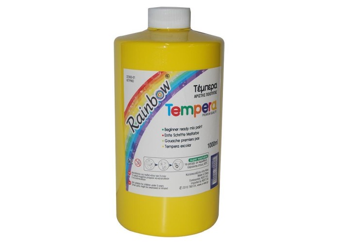 Rainbow τέμπερα κίτρινη 1000ml