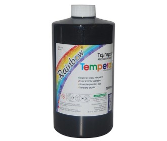 Rainbow τέμπερα μαύρη 1000ml Rainbow τέμπερα μαύρη 1000ml