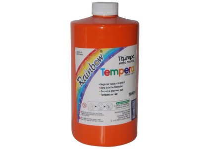 Rainbow τέμπερα πορτοκαλί 1000ml Rainbow τέμπερα πορτοκαλί 1000ml