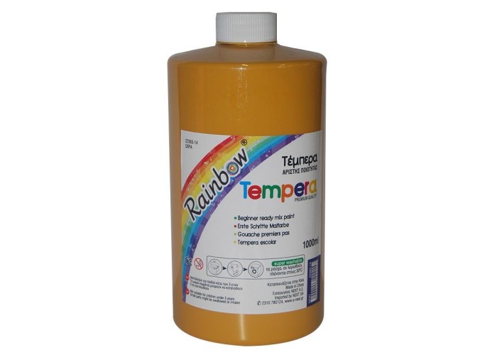 Rainbow τέμπερα ώχρα 1000ml