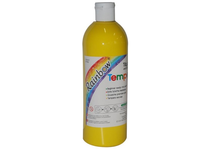 Rainbow τέμπερα κίτρινη 500ml Rainbow τέμπερα κίτρινη 500ml