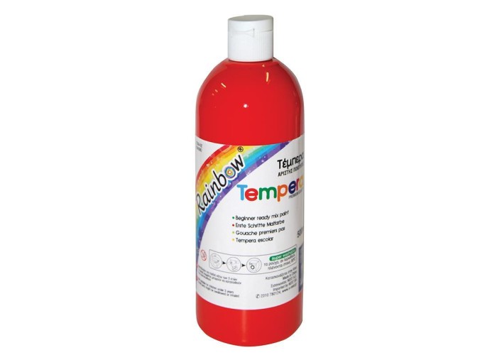 Rainbow τέμπερα κόκκινη 500ml