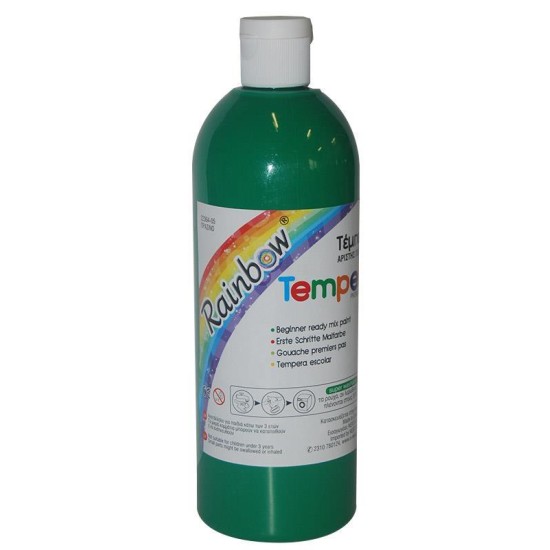 Rainbow τέμπερα πράσινη 500ml Rainbow τέμπερα πράσινη 500ml