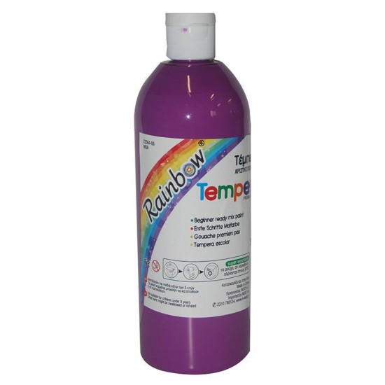 Rainbow τέμπερα μωβ 500ml Rainbow τέμπερα μωβ 500ml