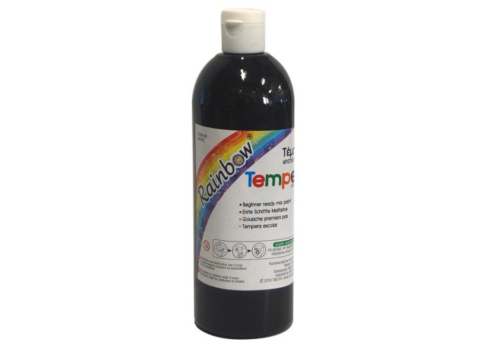 Rainbow τέμπερα μαύρη 500ml Rainbow τέμπερα μαύρη 500ml
