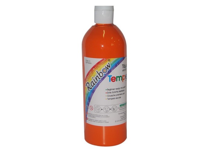 Rainbow τέμπερα πορτοκαλί 500ml Rainbow τέμπερα πορτοκαλί 500ml