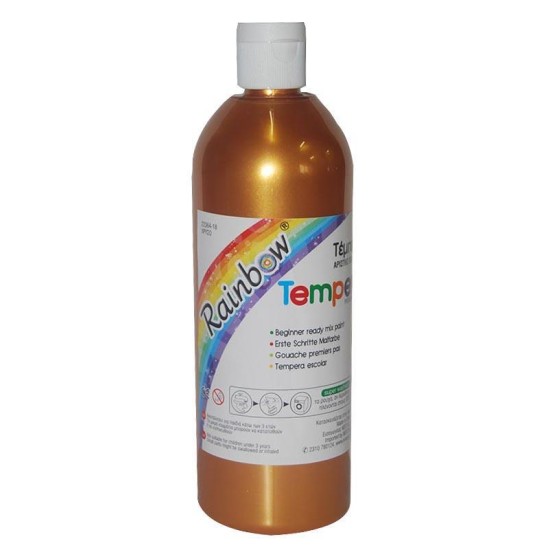 Rainbow τέμπερα χρυσή 500ml Rainbow τέμπερα χρυσή 500ml