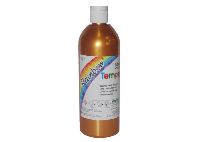 Rainbow τέμπερα χρυσή 500ml Rainbow τέμπερα χρυσή 500ml