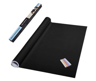 Αυτοκόλλητος πίνακας κιμωλίας 45εκ. x2μ.+5κιμωλίες