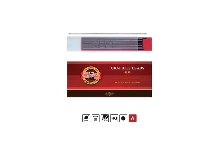 Μύτες για μηχανικό μολύβι HB 2χιλ. Μύτες για μηχανικό μολύβι HB 2χιλ.