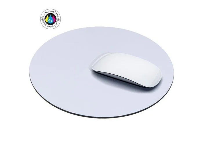 Mousepad στρογγυλο λευκό Ø22εκ.